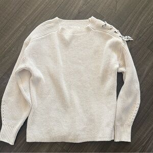 Zara Cream Knitwear Top